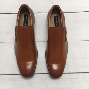 NWOT Bruno Marc Leather Brown Dress Shoes
